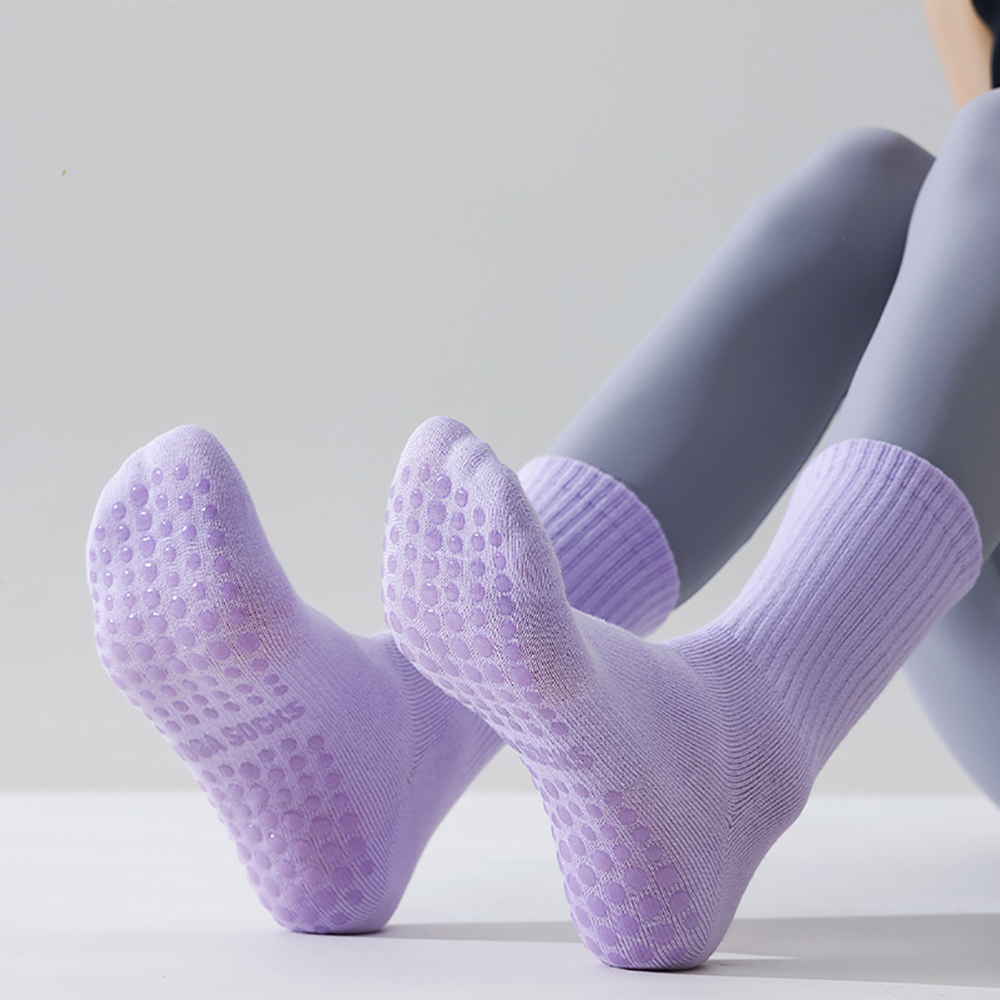 Pilates & Yoga Training Center - Hochwertige Damen-Yoga-Socken, Bunte Trend-Sportsocken, Professionelle Atmungsaktive