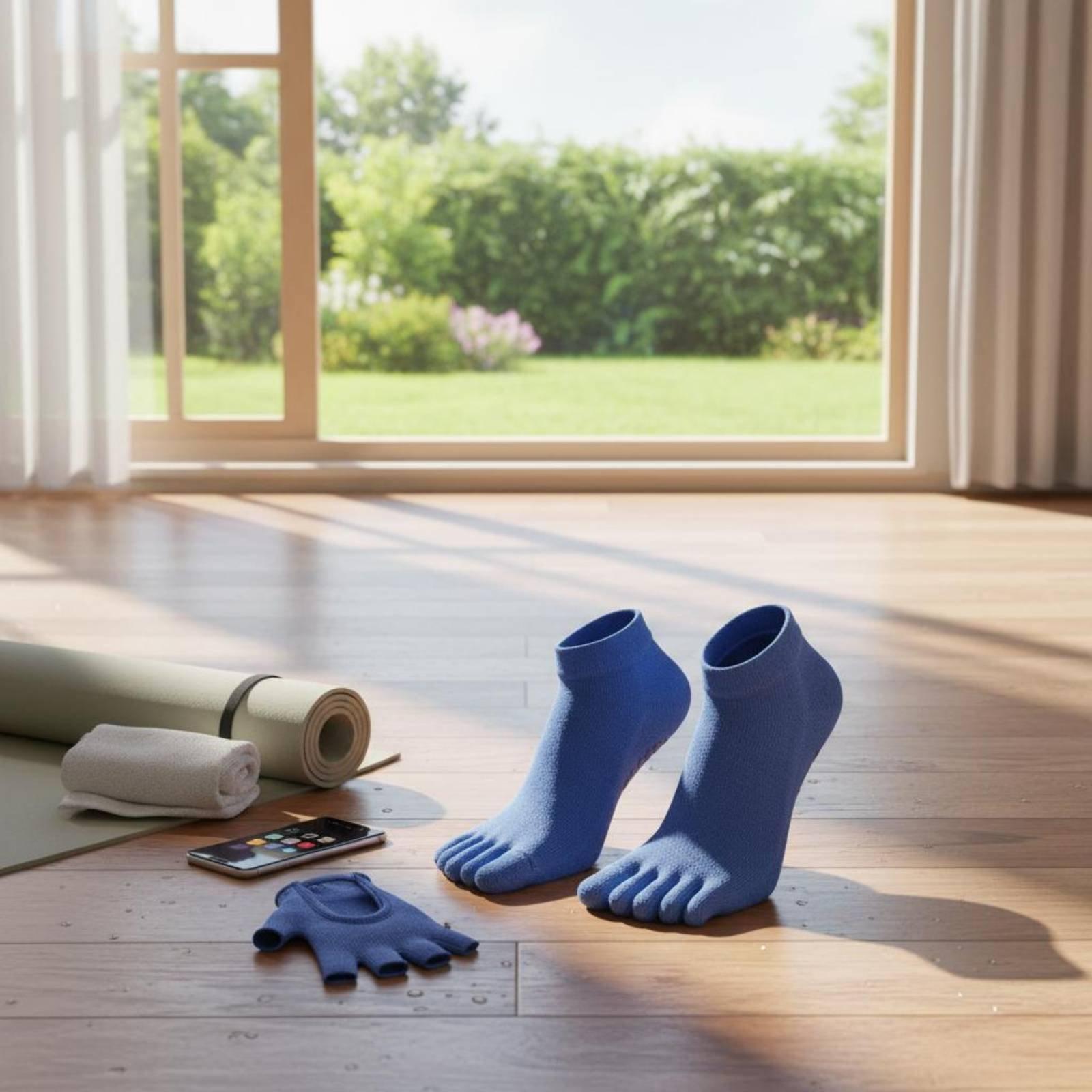 Pilates Yoga Set - Rutschfeste Sportsocken für Damen, Pilates-Kompressionssocken mit