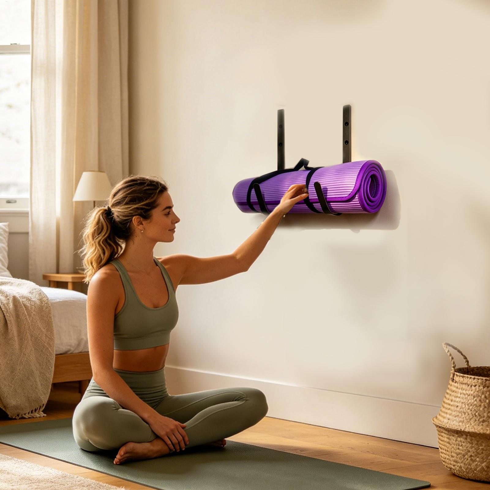 Gebogene Yoga-Matten-Wandhalte – Pilates Yoga Garage Bewertung und Preis