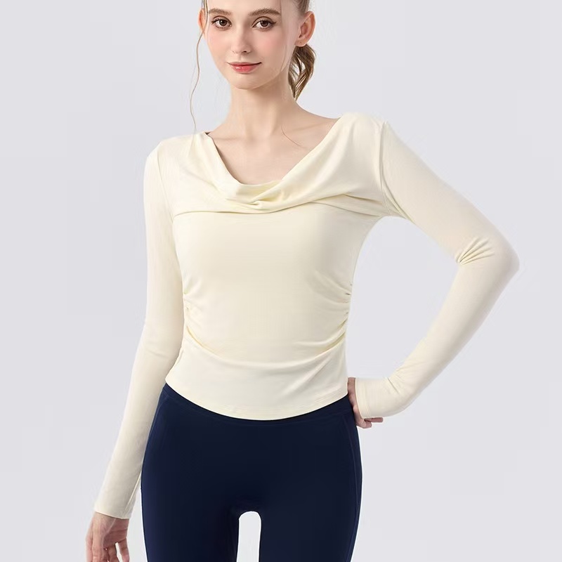 Neues Herbst-Langarm-Yoga-Gym- – Pilates Yoga One Bewertung und Preis