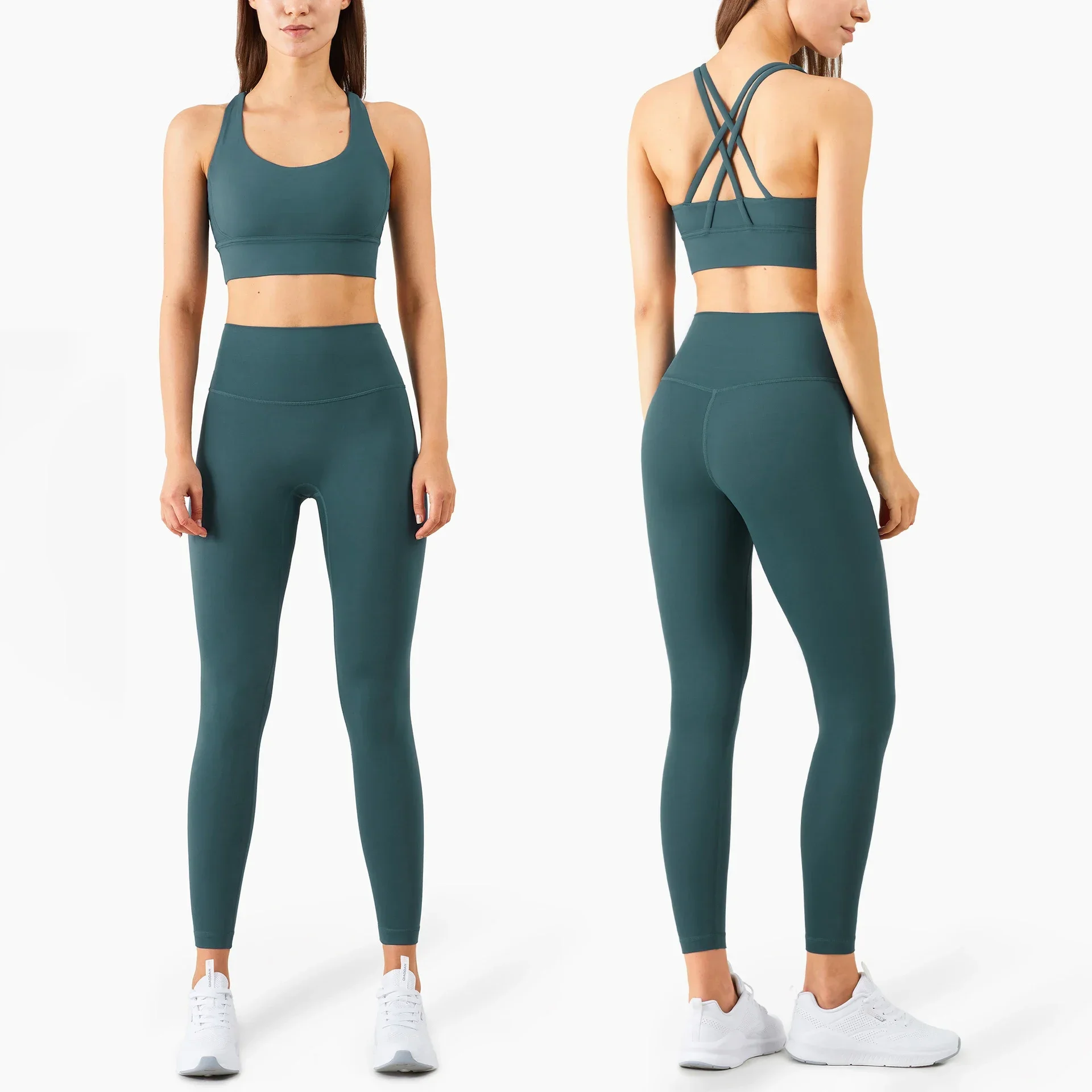 Damen Zweiteiliger Yoga-Anzug  – Pilates Yoga Set Bewertung und Preis