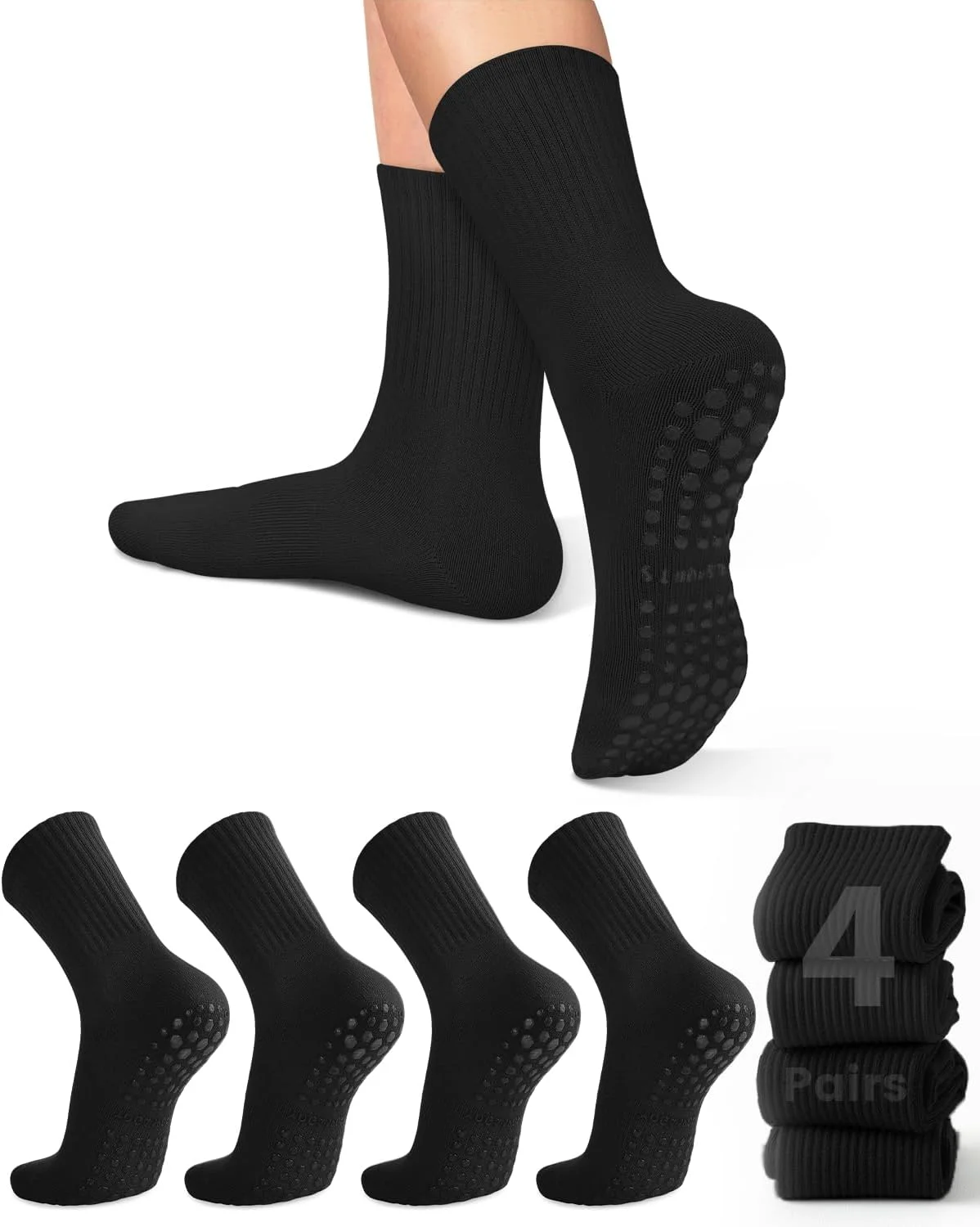 4 Paar Damen-Yoga-Socken, einf – Pilates & Yoga Training Center Bewertung und Preis