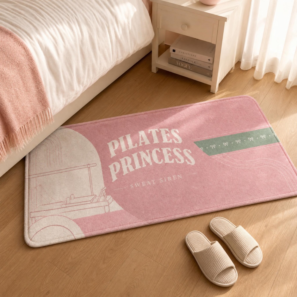 Weicher Flanell-Rechteck-Boden – Pilates Yoga Garage Bewertung und Preis